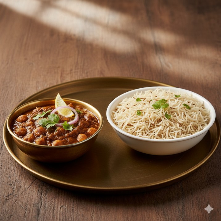Chhole Rice Mix Fry